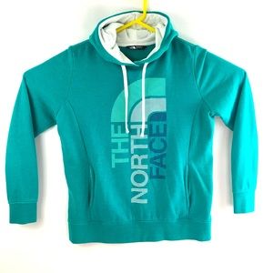 The North Face LARGE Pullover Pocket Hoodie Green